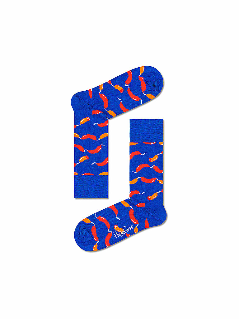 HAPPY SOCKS Herren Socken SAUSAGE 41-46 medium blue blau
